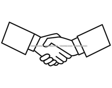 Handshake Svg Shaking Hands Svg Deal Svg Cut File Svg Etsy