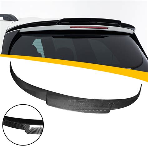 Abs Plastic Carbon Fiber Rear Roof Spoilers Wing For Mercedes Benz Gls