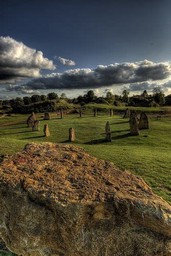 Stone Circle Ham Hill Somerset England Mystical Places Places To