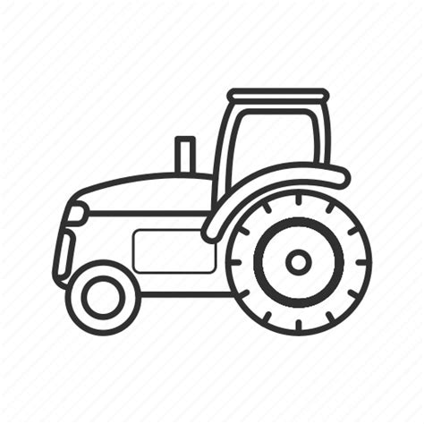 Agriculture Farm Farming Field Tractor Vehicle Emoji Icon