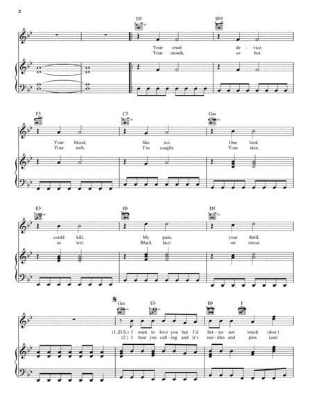 Poison By Alice Cooper Alice Cooper Digital Sheet Music For Piano
