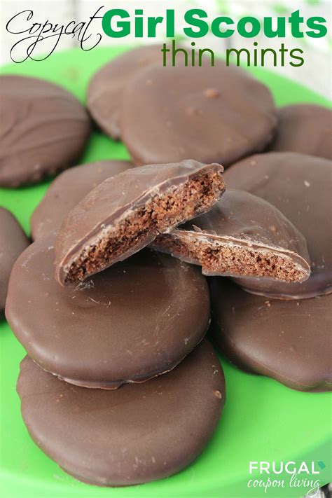 Copycat Girl Scouts Thin Mints Cookies Recipe Girl Scout Cookies