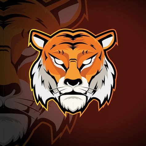 Premium Vector Tiger Mascot Esport Logo Illustration For Game Esport Team