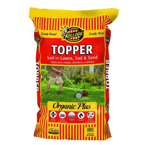 Kellogg Garden Organics 2 Cu Ft Topper Lawn Soil For Seed And Sod 653