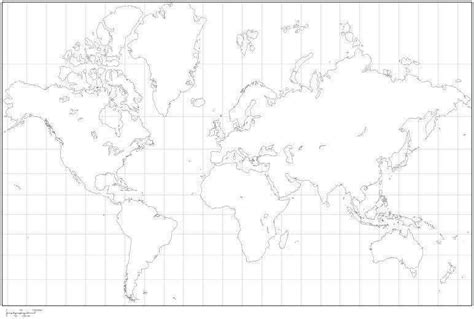 World Map Mercator Projection Printable Maps Resume E