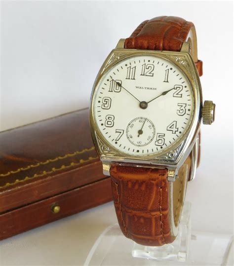 Antiques Atlas Gents Antique Waltham Wrist Watch