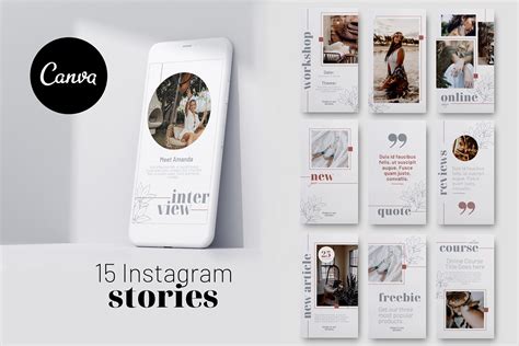 15 Instagram Stories Canva Template On Behance