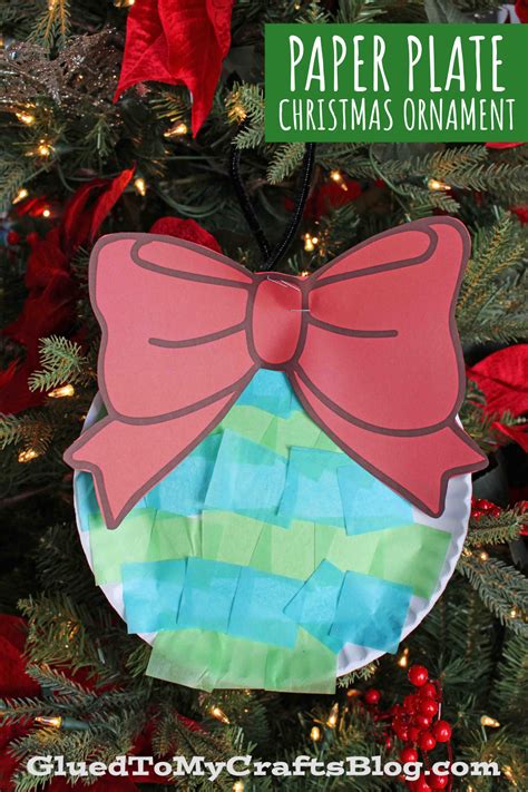 Paper Plate Christmas Ornament