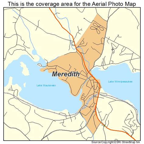 Aerial Photography Map Of Meredith Nh New Hampshire