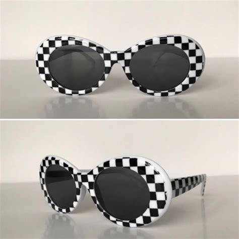 Accessories Black White Checkered Clout Goggles Poshmark