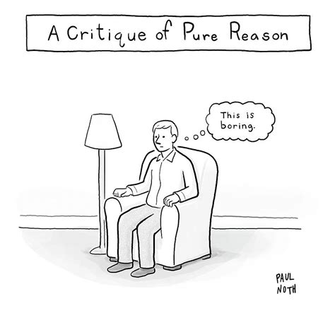 A Critique Of Pure Reason A Man In An Drawing By Paul Noth Fine
