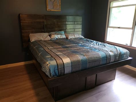 Riddick platform configurable bedroom set. Handmade Concealment Bed Set by PDM Woodworking ...