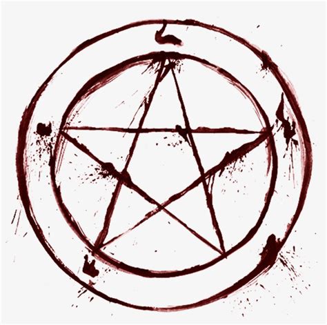 Symbol Blood Bloody Pentagram Creepy Cool Png Effects Pentacle Png