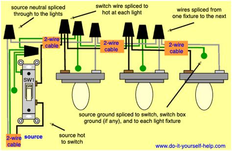 Wiring Diagram For Multiple Lights On One Switch Uk