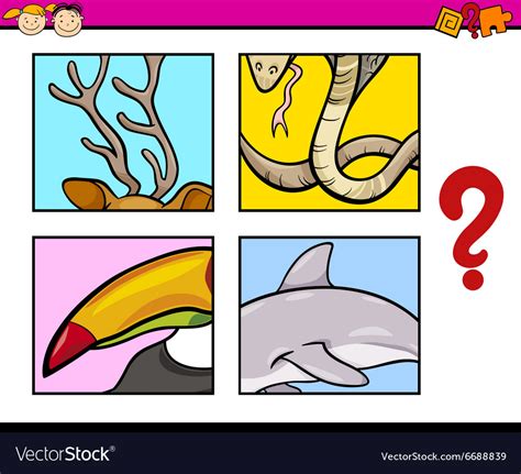 Differences Preschool Task Royalty Free Vector Image