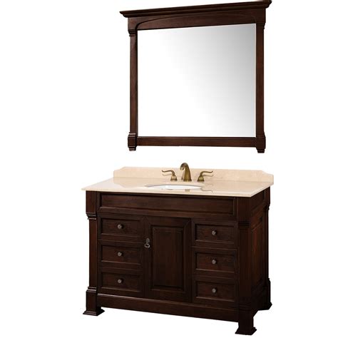 You can complete this large diy bathroom vanity with the tools list, materials list, parts/cut list, and written directions that all come with this free plan. Andover 48" Traditional Bathroom Vanity Set by Wyndham ...
