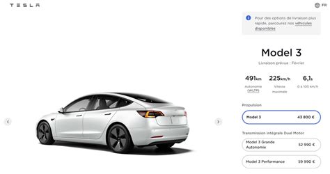 Tesla Augmente Lautonomie Sur Sa Model 3 De Base Mais Pas Ses Prix