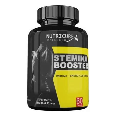 nutricure wellness stamina booster 60 capsule custom label available airen herbal at rs 1500