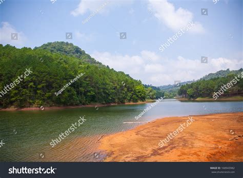 Beautiful Natural Scene Of Greenery Forest And Lake In Mae Hong Son