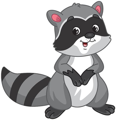 Cute Raccoon Svg Cut Files Png Raccoons Clipart Woodland Etsy Images