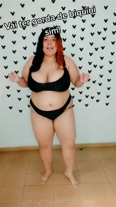 Chubbybunny Bikini Dance Fat Fatgirl Dance Bikini