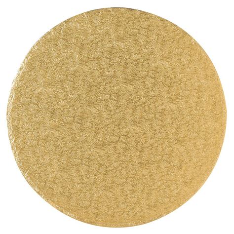 Round Cake Drum Gold 10 Gingerbread House