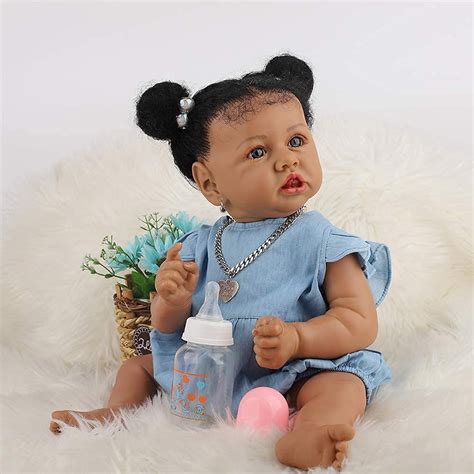 Hoomai Lifelike Reborn Baby Dolls With Soft Body African American