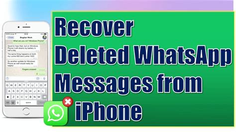 5 Methods Recover Deleted Whatsapp Messages On Iphone