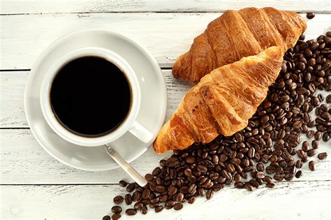 Wallpaper Coffee Croissant Grain Cup Food