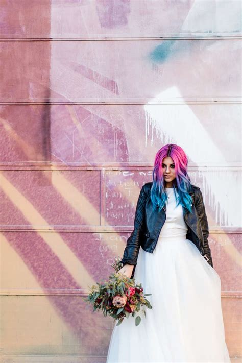 Colourful Bridal Shoot Inspired By Rock N Roll Bride · Rock N Roll Bride