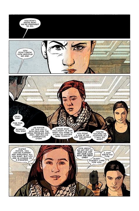 The Revolution Returns In Bendis And Maleevs Scarlet 8 Preview