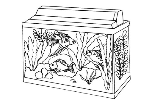 Aquarium Coloring Pages Best Coloring Pages For Kids