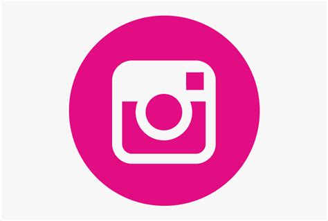 Instagram Icon Circle Mync Pink Instagram Logo Rose Png Transparent