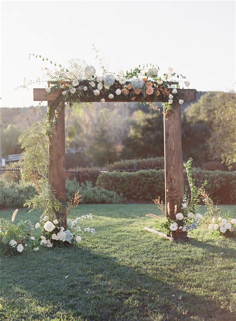 Simple Rustic Wedding Arch