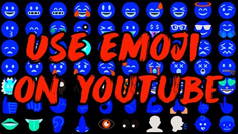 Youtube Emoji And Symbol Collection Copy Paste Youtube