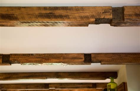 Barn Wood Box Beams The Best Picture Of Beam