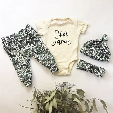 Gender Neutral Coming Home Outfit Gender Neutral Baby Etsy