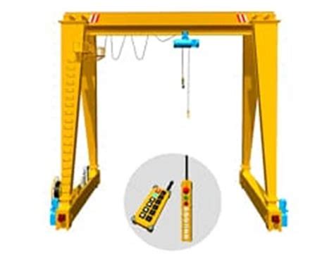 Fixed Gantry Crane Max Height 20 Feet Maximum Lifting Capacity 10