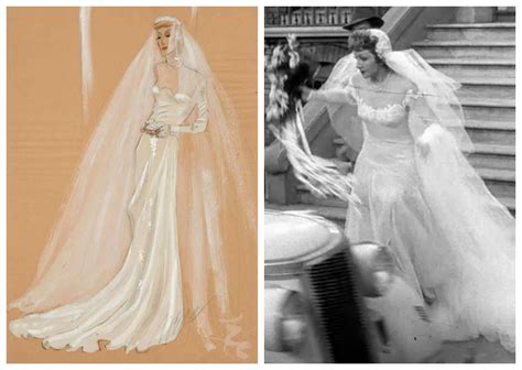 Wiggle dresses are most often sleeveless or have a short sleeve. palm-beach-story-claudette-colbert-wedding dress | Wedding ...