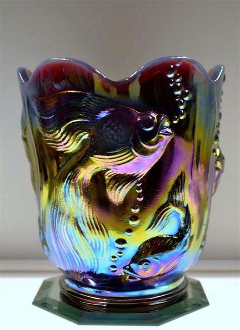 Plum Opalescent Iridized Fenton Art Glass We Are Located In The Heart Of Ohio S Amish Country