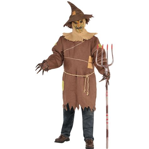 Scary Scarecrow Halloween Costume For Adults Plus Size With