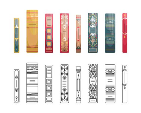 Book Spine Vector Stock Vectors Istock