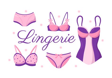 Collection Of Stylish Woman Lingerie Bra And Undies Underwear With