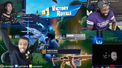 Flightreacts Plays The Funniest Intense Fortnite Game Ever W Cashnasty