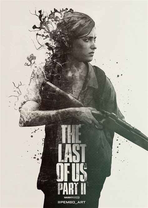 The Last Of Us Part Ii Ellie Poster By Jackpemberton