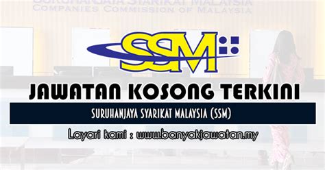 Seksyen pengurusan pelanggan suruhanjaya syarikat malaysia tingkat 21, menara ssm@sentral no.7, jalan stesen sentral 5, kuala lumpur sentral 50623 kuala lumpur. Jawatan Kosong di Suruhanjaya Syarikat Malaysia (SSM) - 27 ...