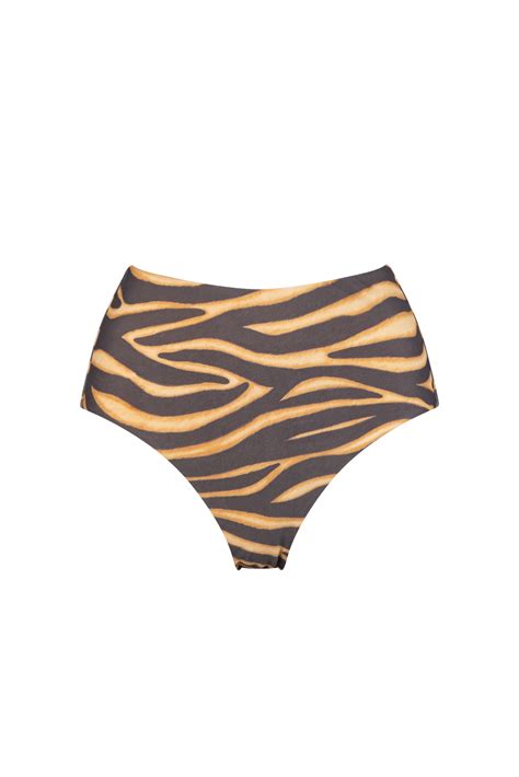 Zahara Ava Corset Bikini Pant Tiger