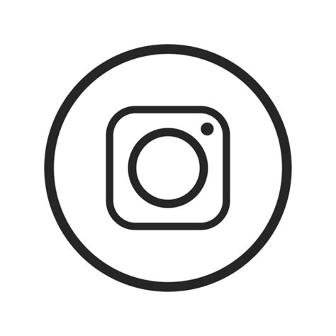 instagram icon black and white png 88034 free icons library