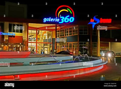 Galeria 360 Shopping Plaza In Santo Domingo Dominican Republic Stock