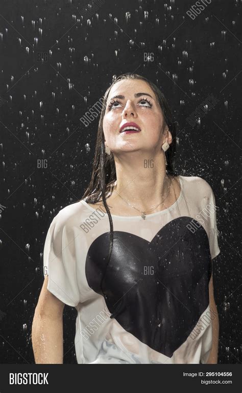 Beautiful Woman Wet T Image And Photo Free Trial Bigstock